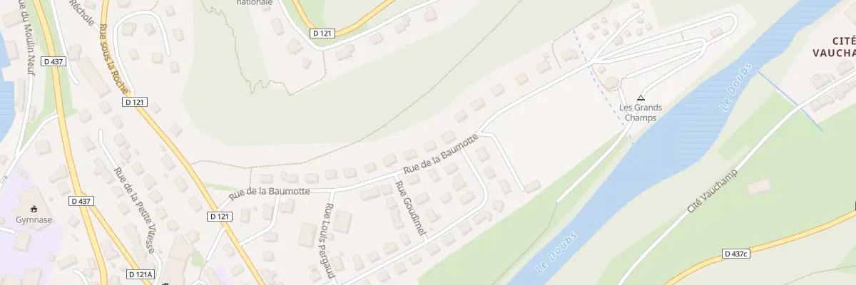 Plan du 17 Rue de la Baumotte à Saint-Hippolyte