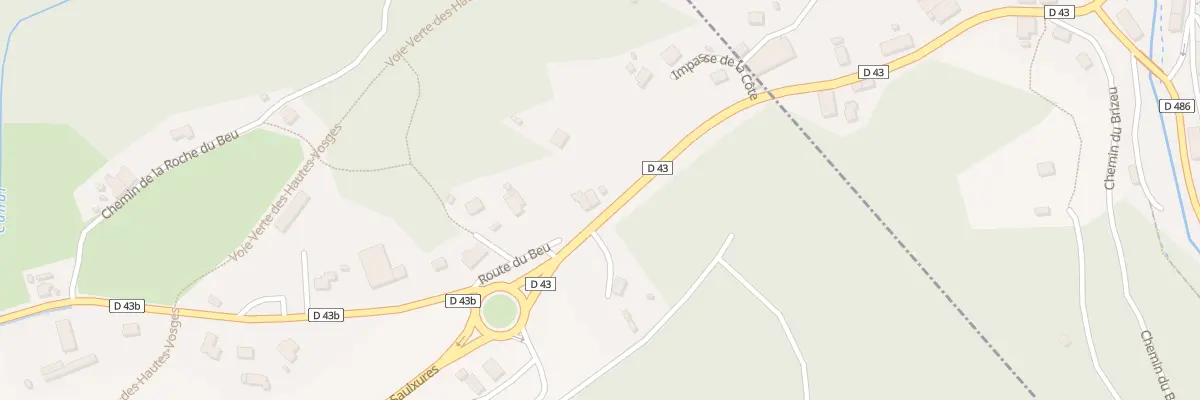 Plan du 942 Rte du Beu à Saulxures-sur-Moselotte