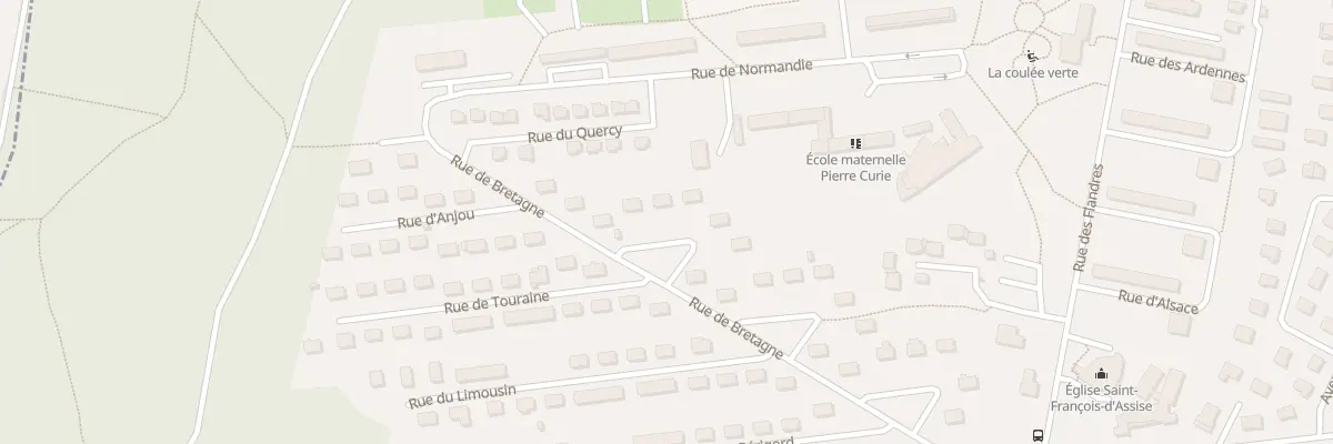 Plan du 8 Rue de Bearn à Grand-Charmont