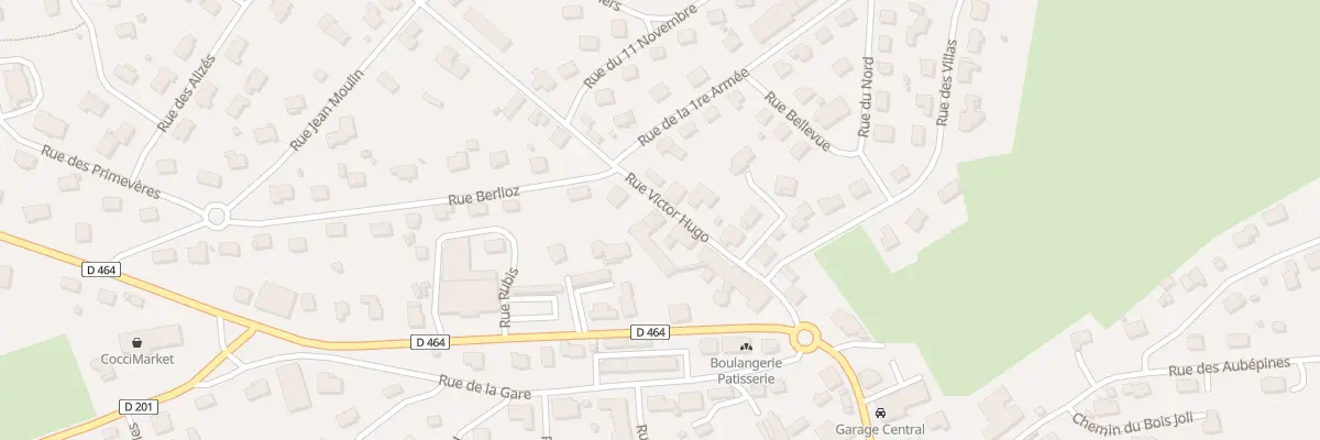 Plan du 7 Rue Victor Hugo à Charquemont