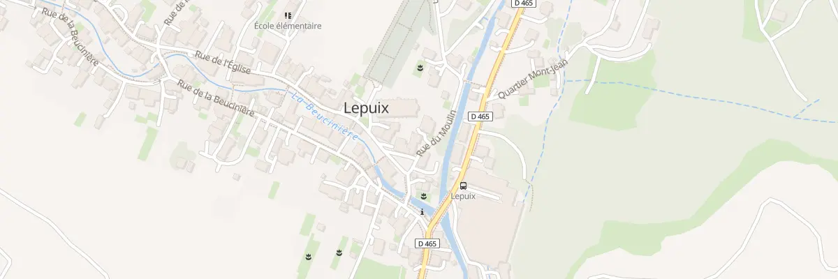 Plan du 3 Rue de l’Eglise à Lepuix