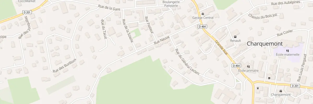 Plan du 7 Rue Neuve à Charquemont
