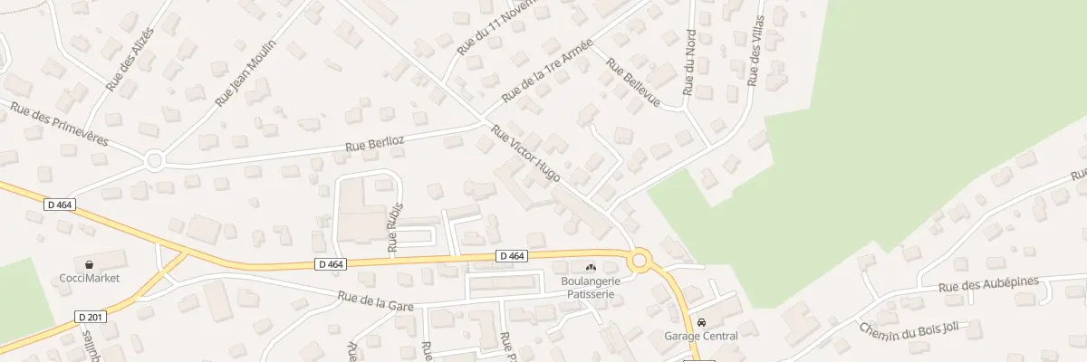 Plan du 5 Rue Victor Hugo à Charquemont