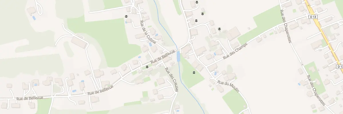 Plan du 1 Rue des Creuses à Lachapelle-sous-Chaux