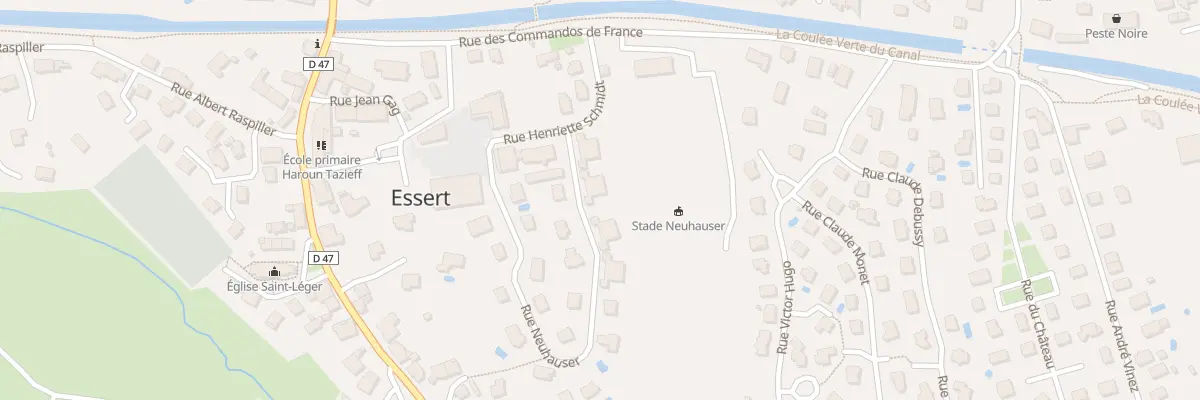 Plan du 7 Rue du Gal Neuhauser à Essert