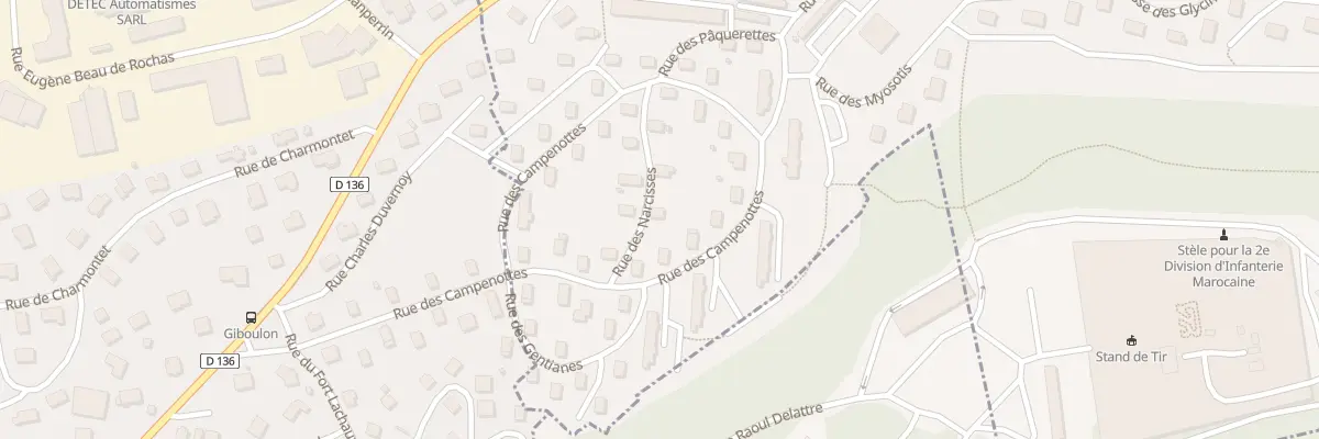 Plan du 4 Rue des Narcisses à Grand-Charmont