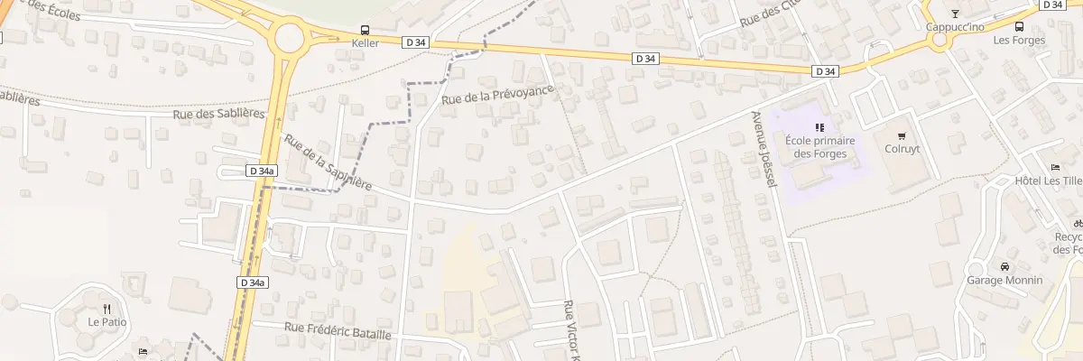 Plan du 20C Rue de la Sapinière à Audincourt