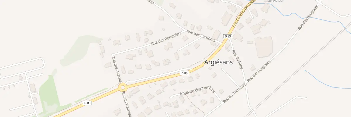 Plan du 5 Imp des Sapins à Argiésans