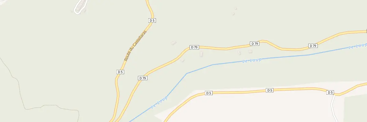 Plan du 380 Rte de Gréolières à Andon