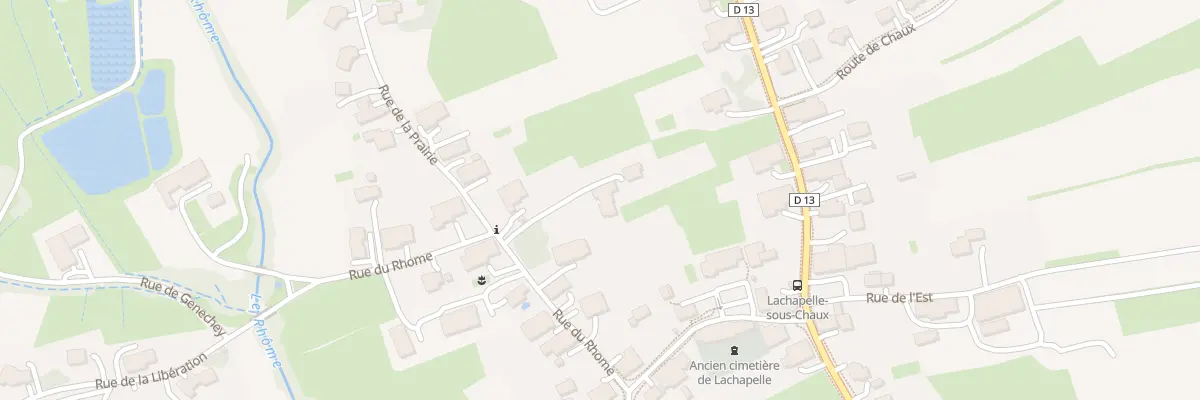 Plan du 14 Rue du Rhôme à Lachapelle-sous-Chaux