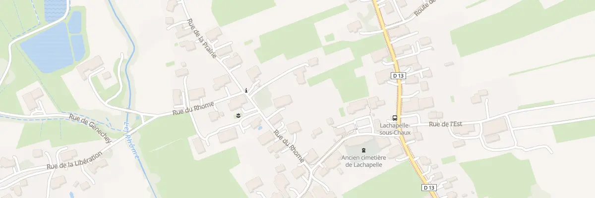 Plan du 12 Rue du Rhôme à Lachapelle-sous-Chaux