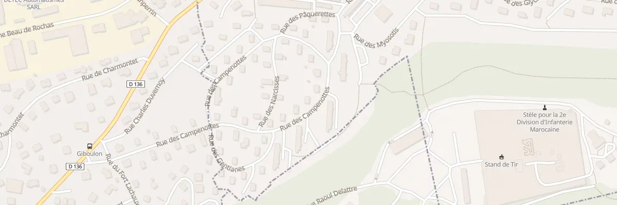 Plan du 19 Rue des Campenottes à Grand-Charmont