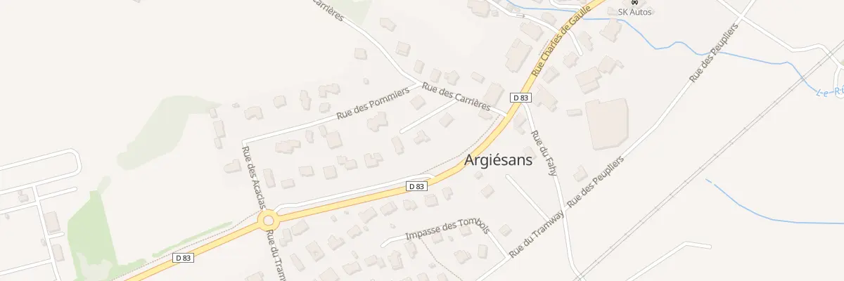 Plan du 3 Imp des Sapins à Argiésans