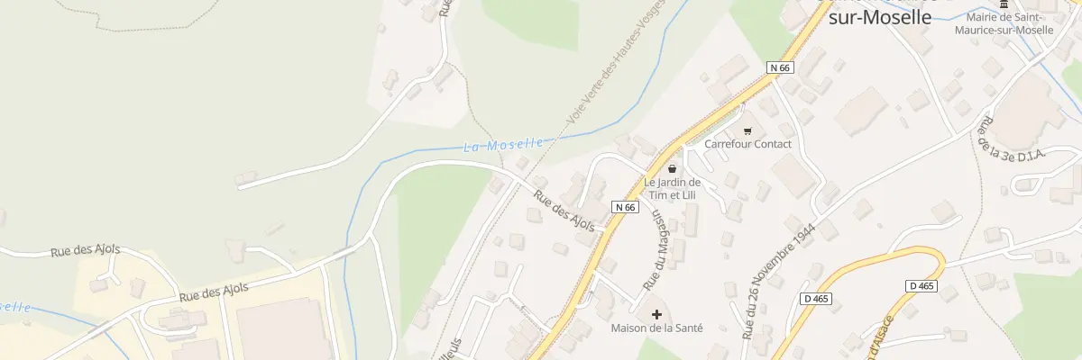 Plan du 4B Rue des Ajols à Saint-Maurice-sur-Moselle