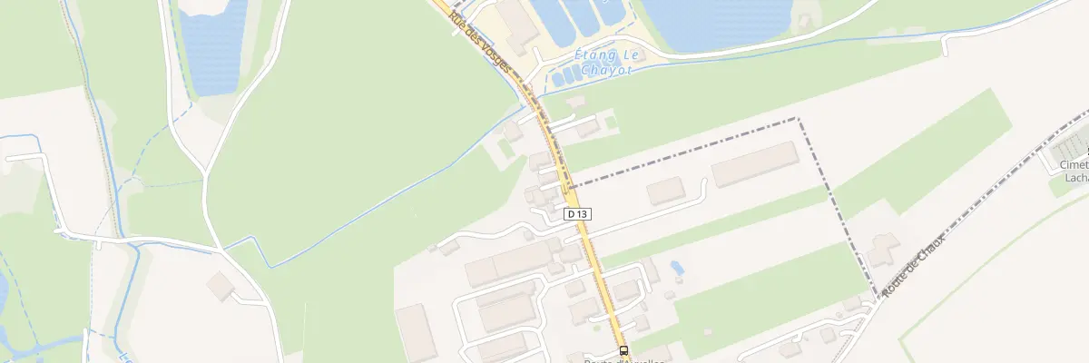 Plan du 25 Rue des Vosges à Lachapelle-sous-Chaux