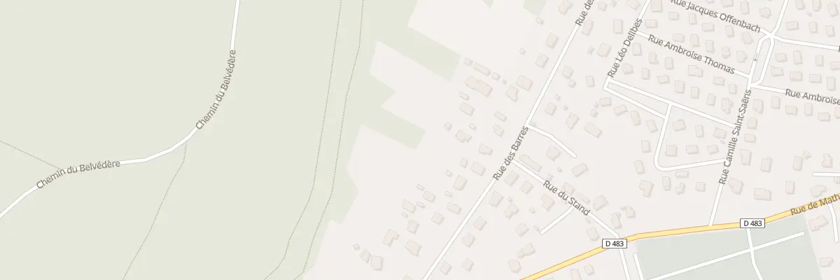 Plan du 72 Rue des Barres à Valentigney