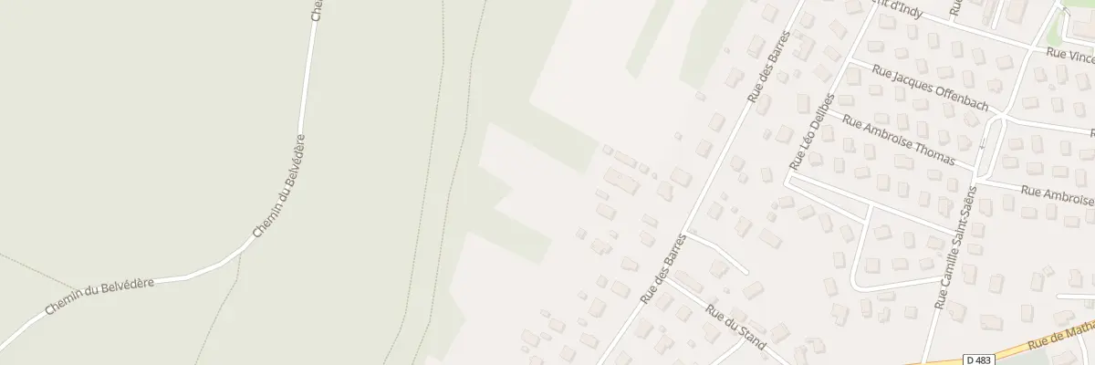 Plan du 68B Rue des Barres à Valentigney