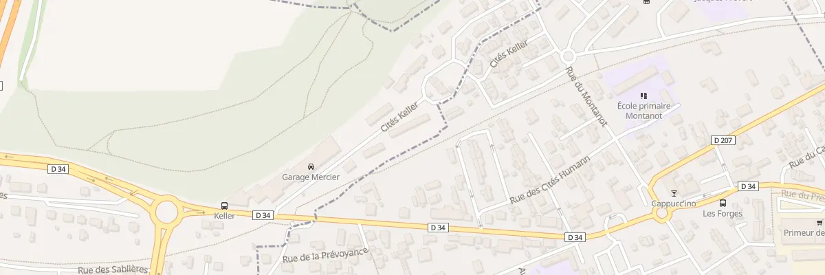 Plan du 8A Rue Keller à Arbouans