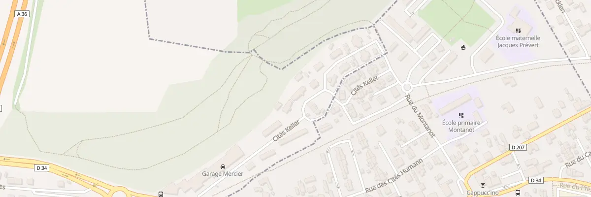 Plan du 272 Cité Keller à Arbouans