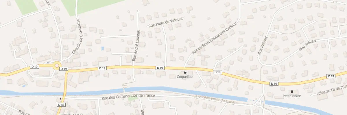 Plan du 2 Rue Patte de velours à Essert