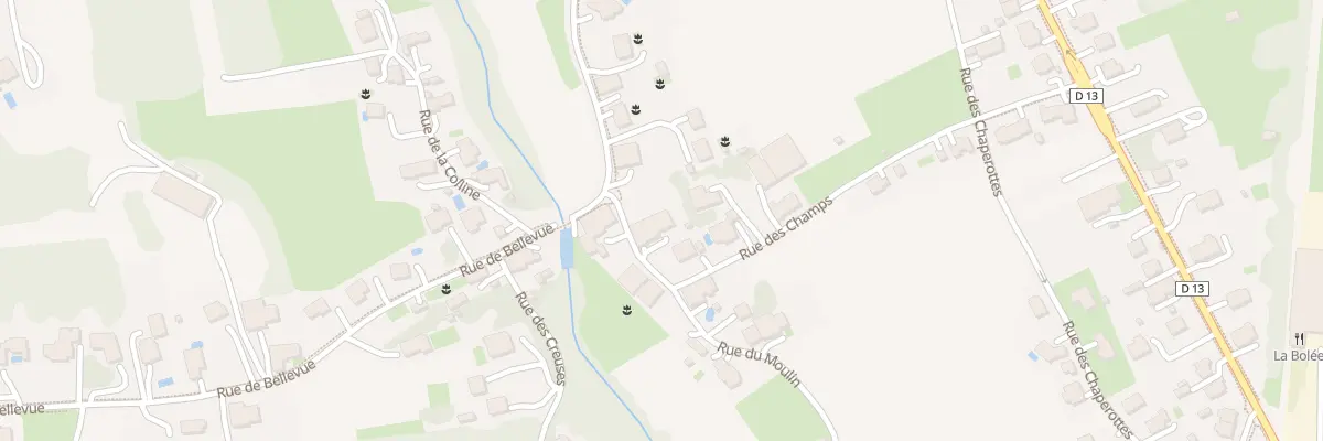 Plan du 25 Rue du Moulin à Lachapelle-sous-Chaux