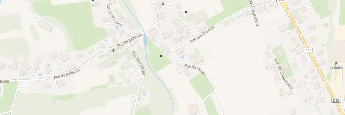 Plan du 14 Rue du Moulin à Lachapelle-sous-Chaux