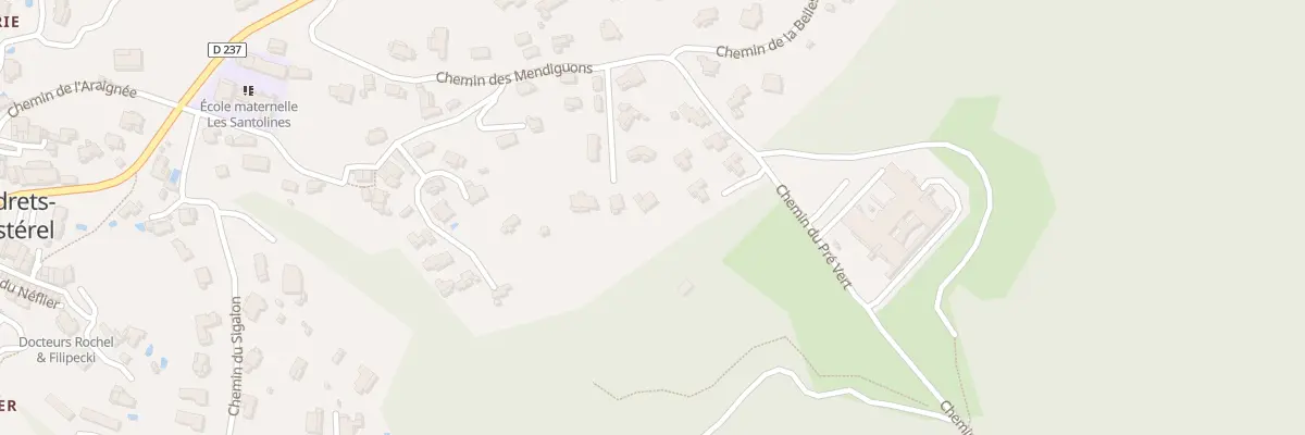 Plan du 91 Imp des Roses aux Adrets-de-l’Estérel