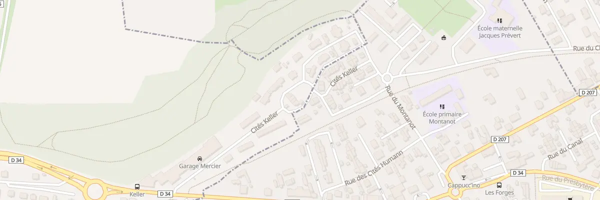 Plan du 275 Cité Keller à Arbouans