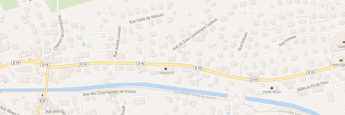 Plan du 62 Rue du Gal de Gaulle à Essert