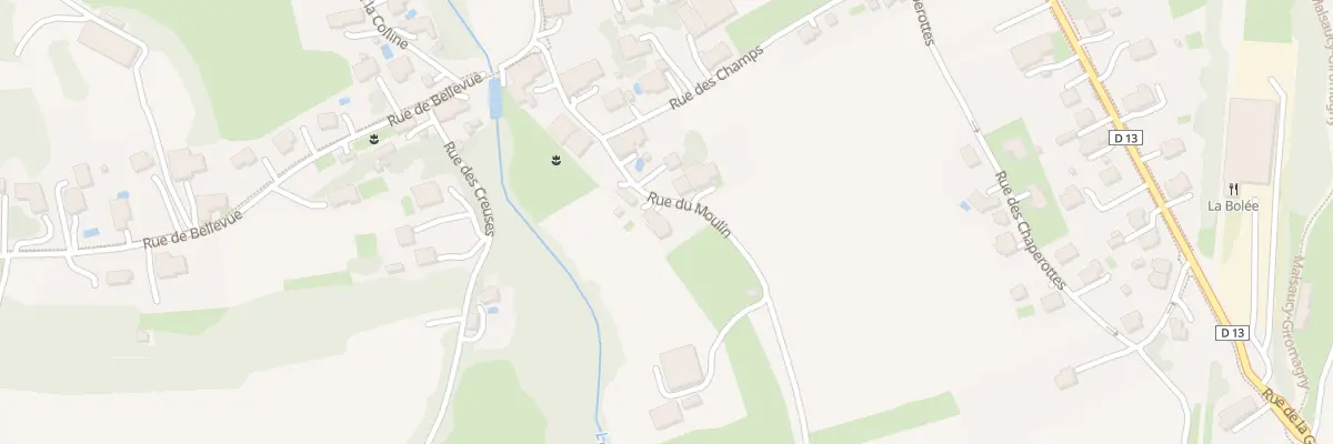 Plan du 16 Rue du Moulin à Lachapelle-sous-Chaux