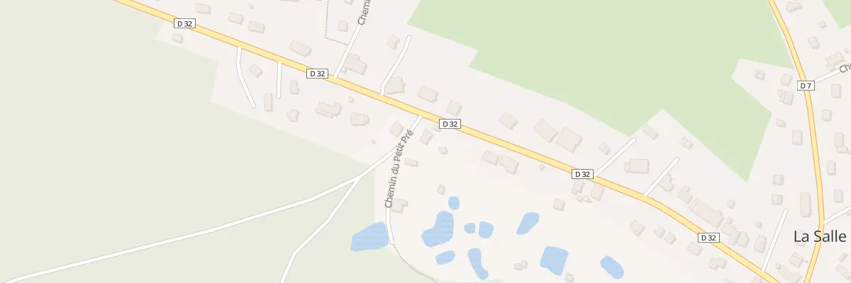 Plan du 1 Che du Petit Pré à La Salle