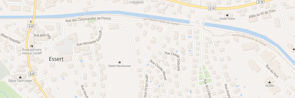 Plan du 4 Rue Victor Hugo à Essert