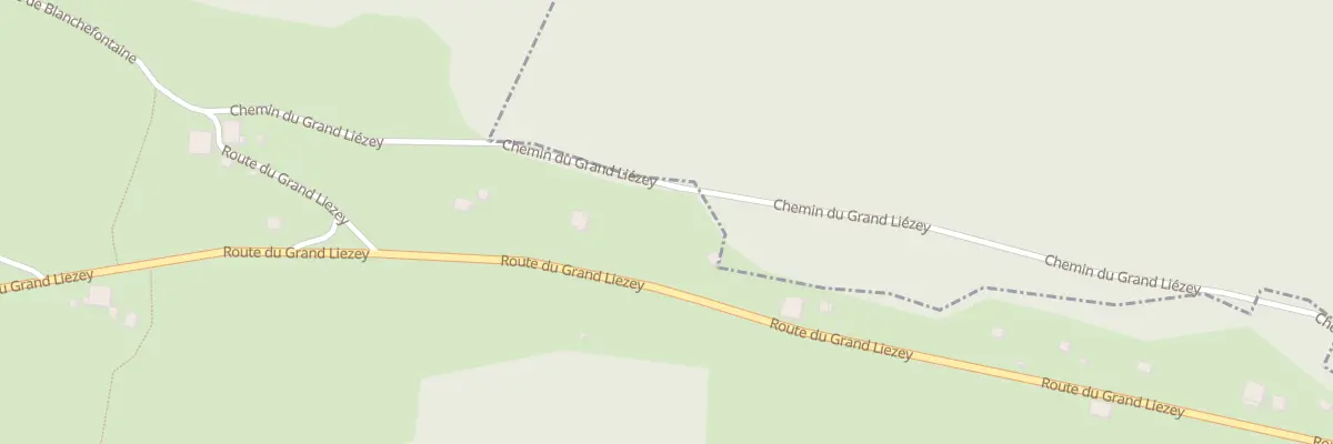 Plan du 13 Rte du Grand Liézey à Liézey