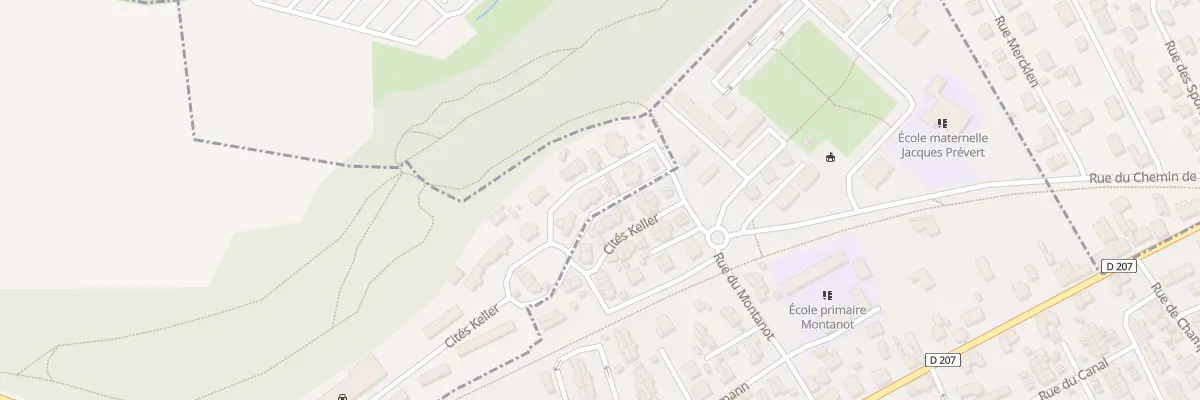 Plan du 241 Cité Keller à Arbouans