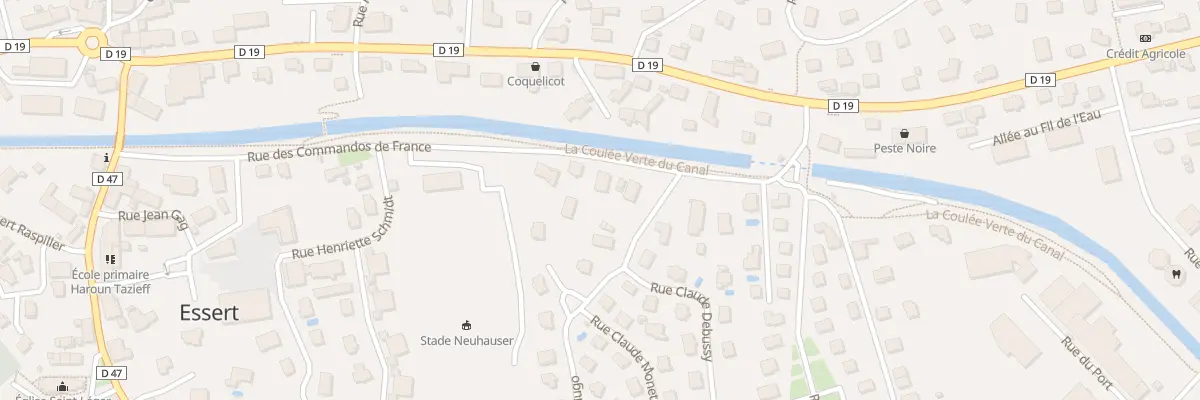 Plan du 8T Rue des Commandos de France à Essert