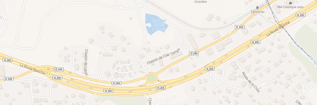 Plan du 55 Che de Clair Temps aux Houches