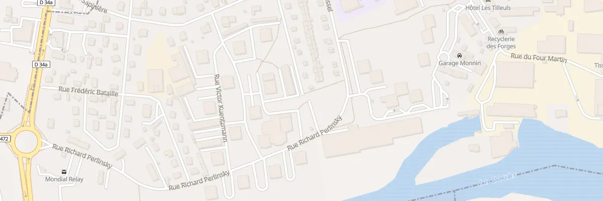 Plan du 1A Rue Richard Perlinsky à Audincourt
