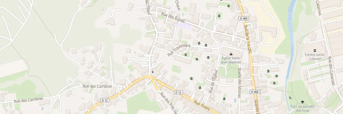 Plan du 15 Rue Traversière à Giromagny