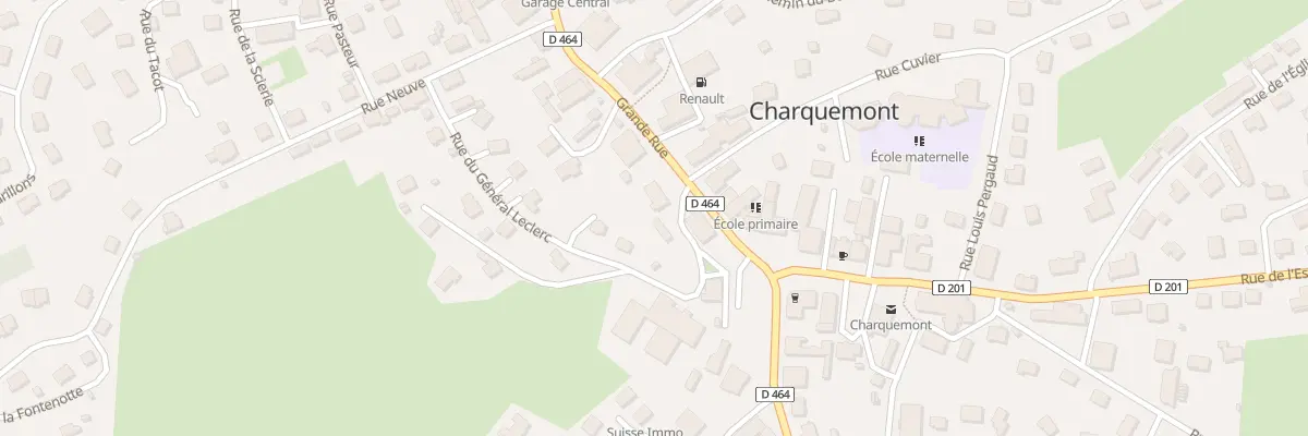 Plan du 18 Grande rue à Charquemont