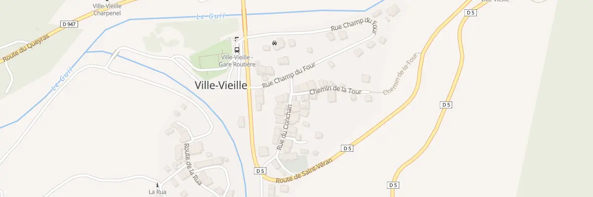 Plan du 140 Rue du Conchan à Château-Ville-Vieille
