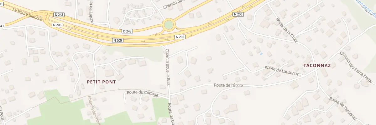 Plan du 296 Rte de l’Ecole aux Houches