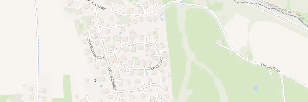 Plan du 13 Rue du Cerf à Évette-Salbert