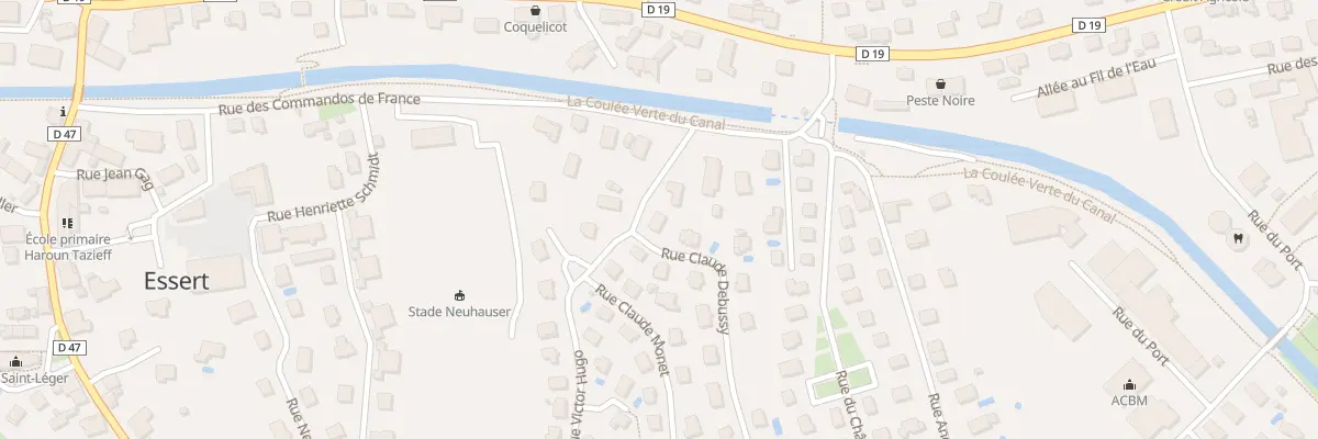 Plan du 3 Rue Victor Hugo à Essert