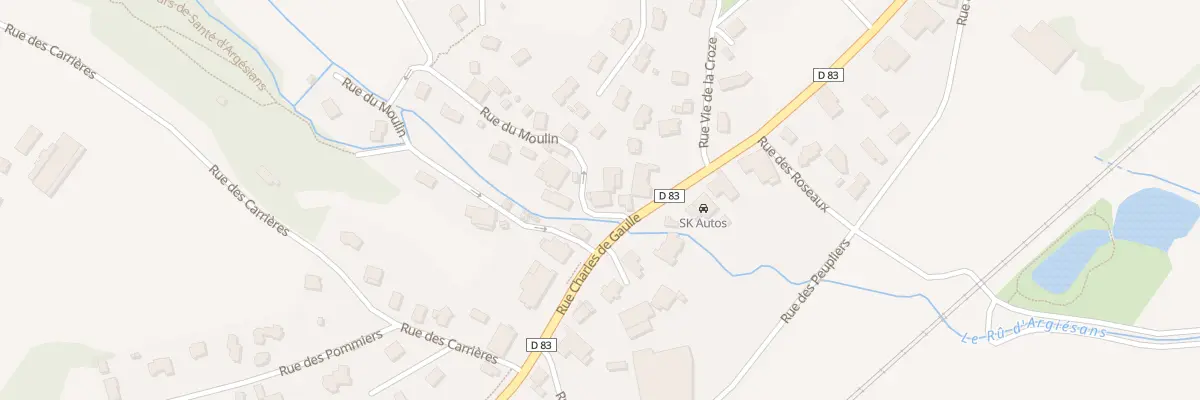 Plan du 4 Rue du Moulin à Argiésans