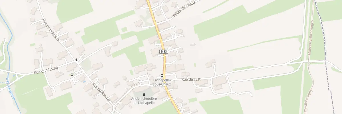 Plan du 4 Rue des Vosges à Lachapelle-sous-Chaux