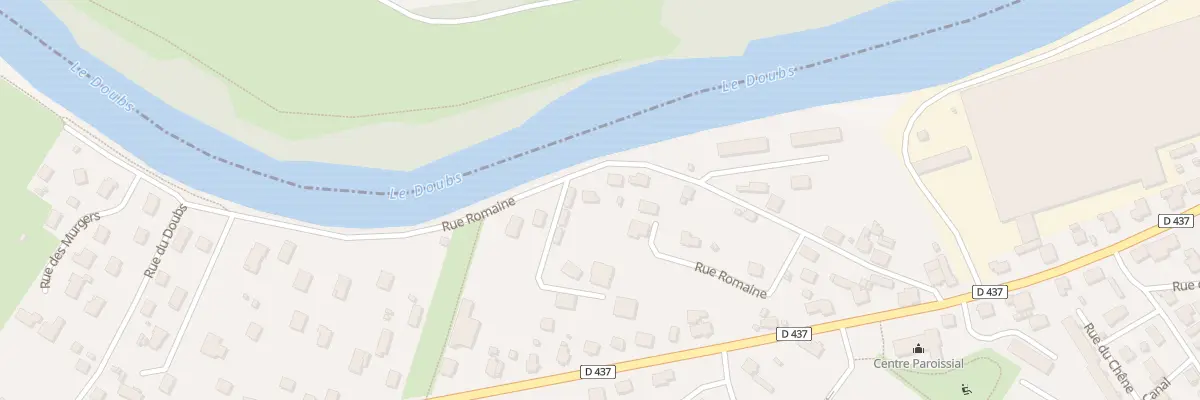 Plan du 19 Rue Romaine à Mandeure