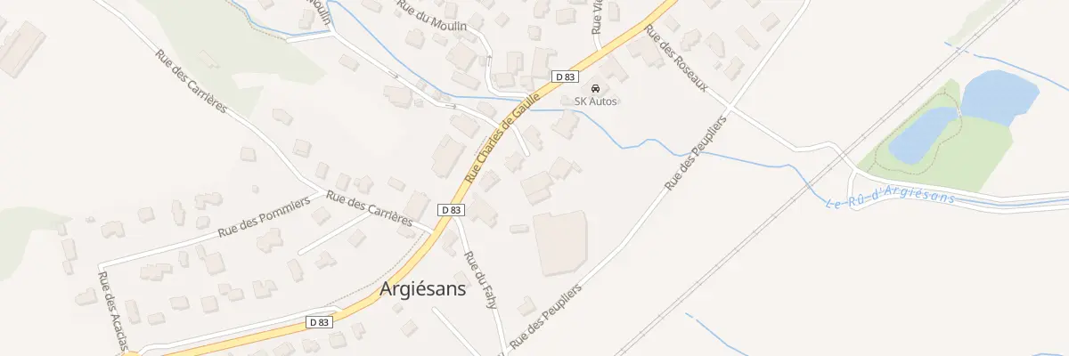 Plan du 5 Imp des Prés à Argiésans