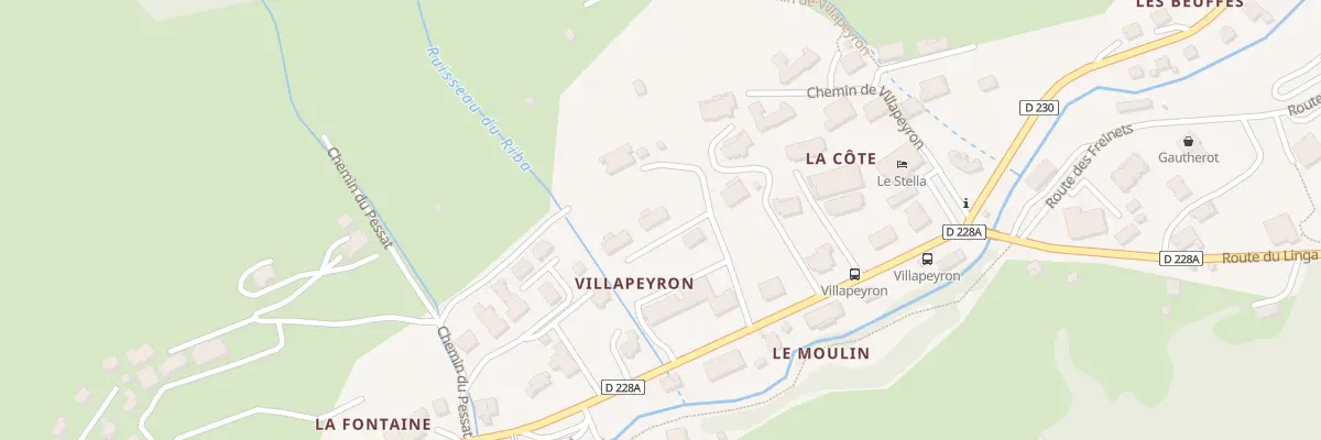 Plan du 85 Che du Moulin à Châtel