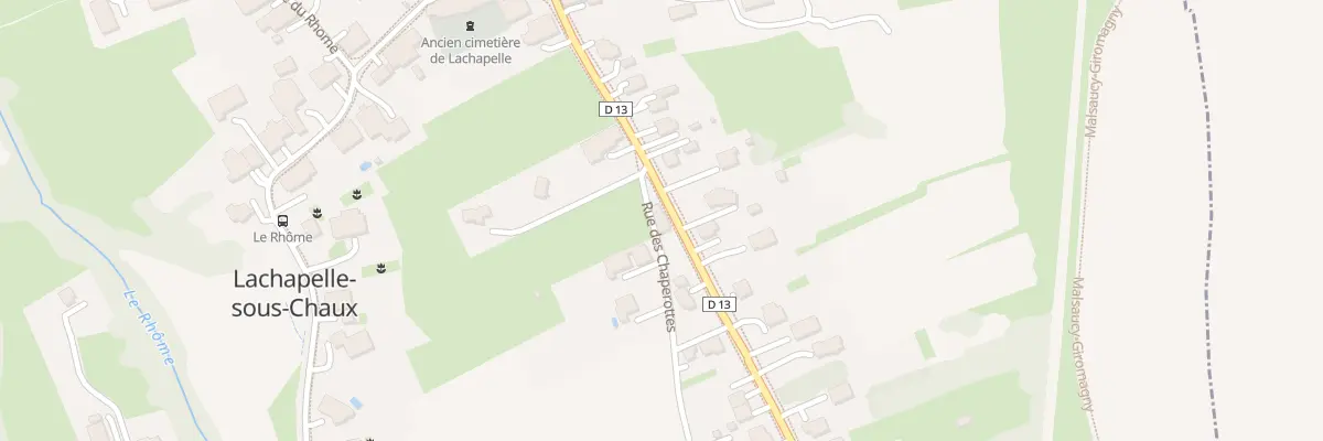 Plan du 5041 Rue de la Gare à Lachapelle-sous-Chaux