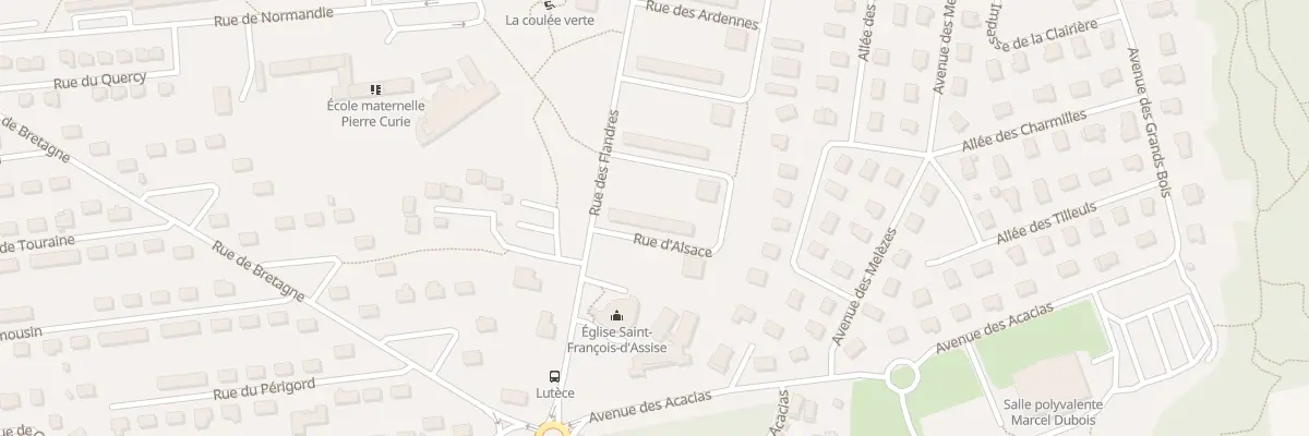 Plan du 3 Rue d’Alsace à Grand-Charmont